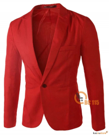 Blazer Pria Korea Formal BC115 | Merah